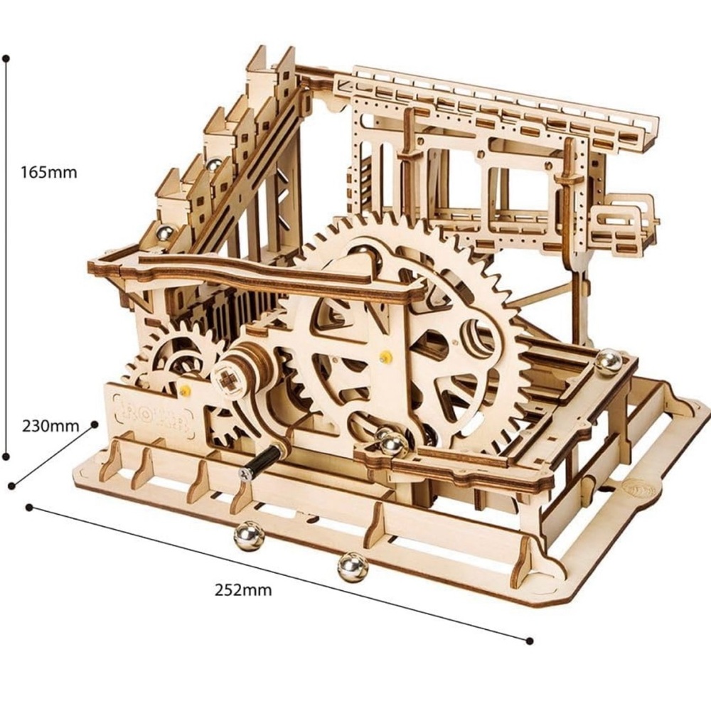 NEW ROKR 3D Wooden Puzzle Marble Run Model Building Kits Mechanical Puzzle - Picture 3 of 10